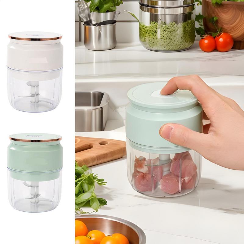 Baby Food Processor - ไฟฟ้า Dicer เครื่องบดอาหารโปรเซสเซอร์ USB ชาร์จไร้สายแบบพกพา DITCHEN