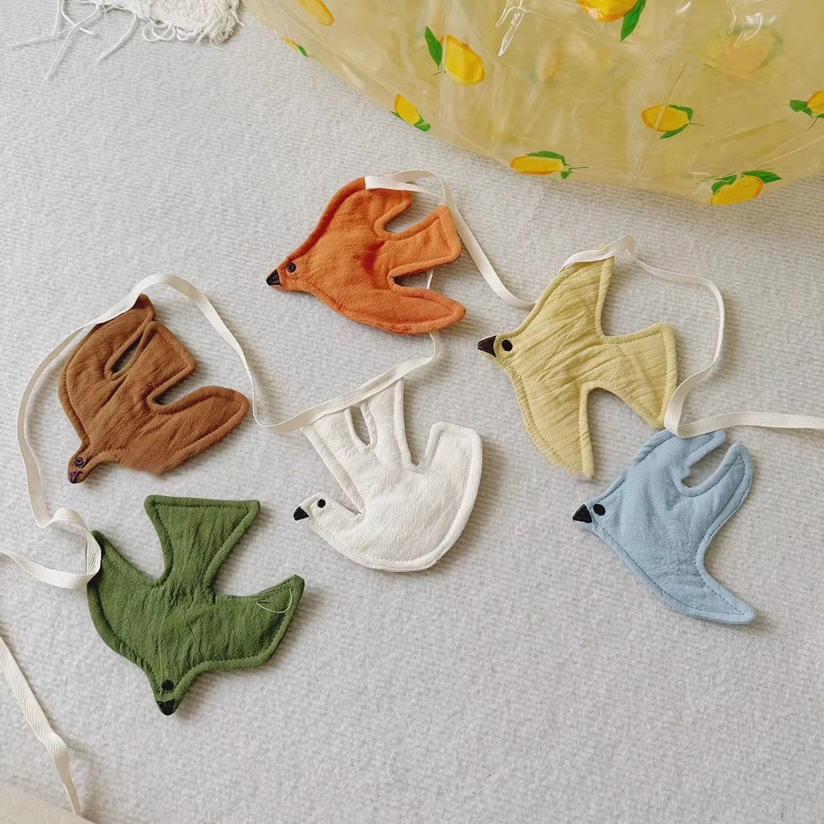 Baby Nursery Garland - ธงผ้ารูปนกสำหรับตกแต่งห้องเด็ก งานปาร์ตี้ งานเลี้ยงฉลองทารก งานคาร์นิวัล
