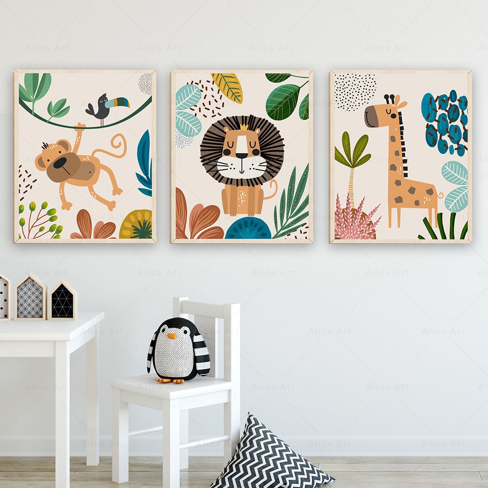 โปสเตอร์ภาพพิมพ์บนผ้าใบลายโบโฮ - Baby Nursery Prints บทวิจารณ์และราคา