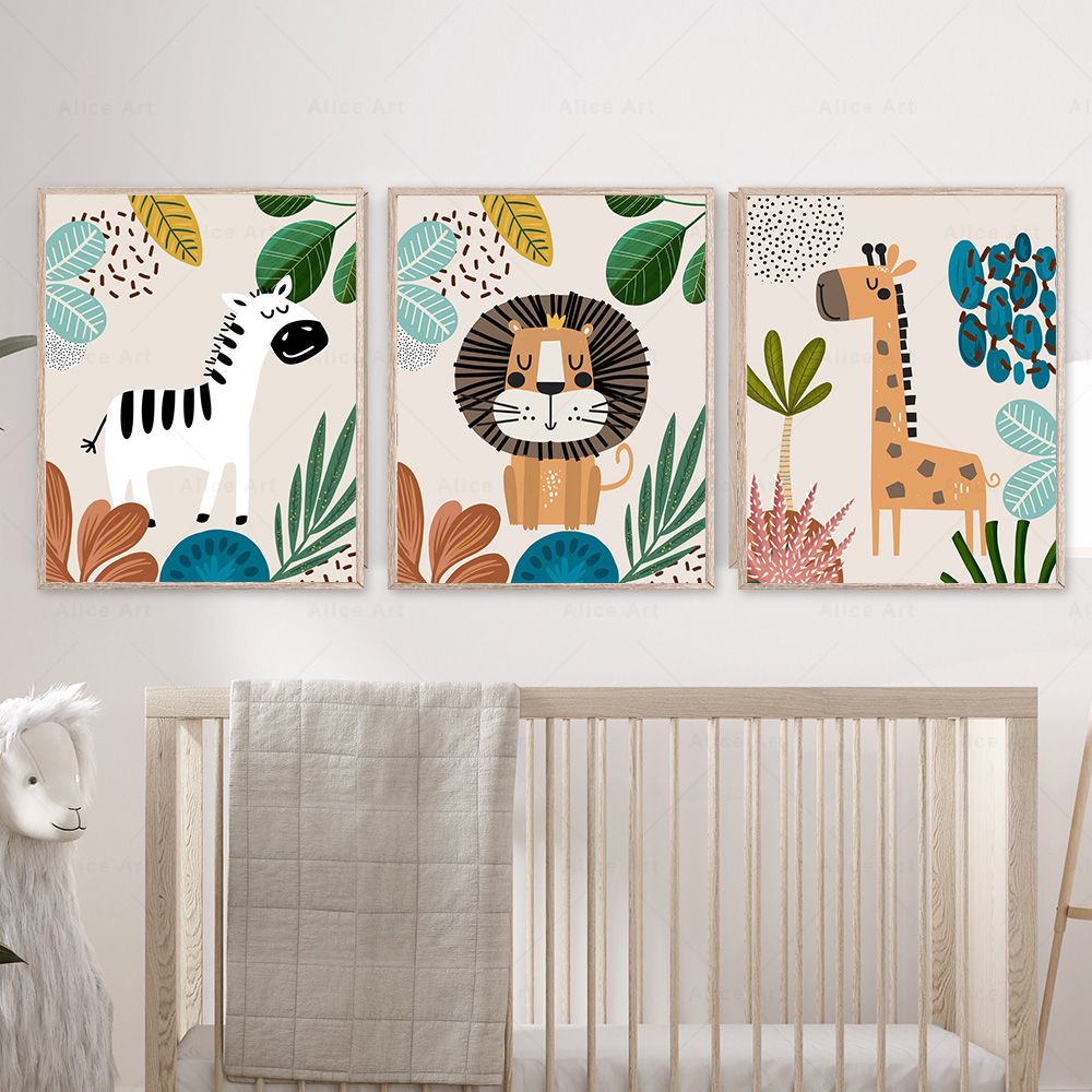 โปสเตอร์ภาพพิมพ์บนผ้าใบลายโบโฮ - Baby Nursery Prints บทวิจารณ์และราคา