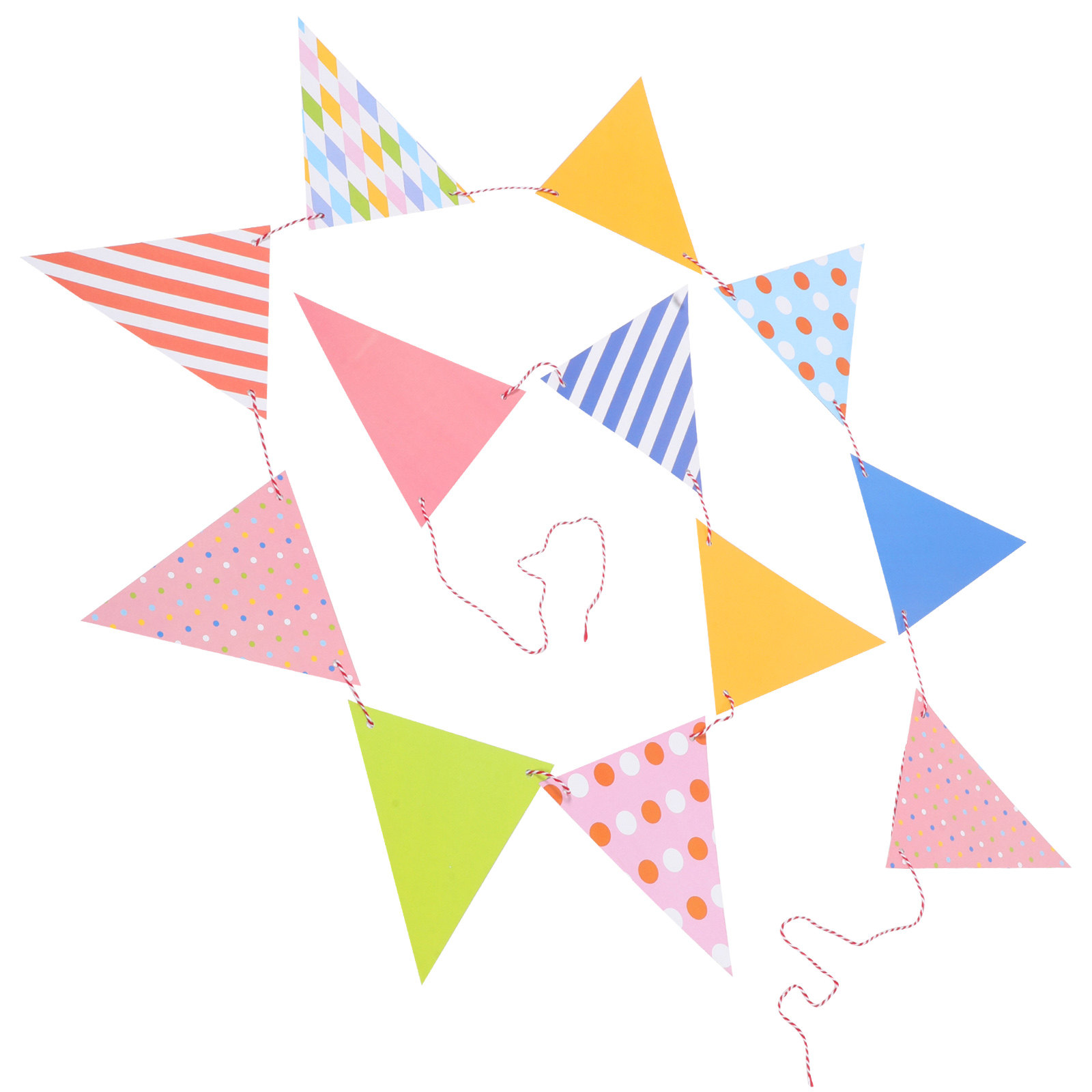 ธงสามเหลี่ยมแบบง่ายต่อการติดตั - Baby Nursery Garland บทวิจารณ์และราคา