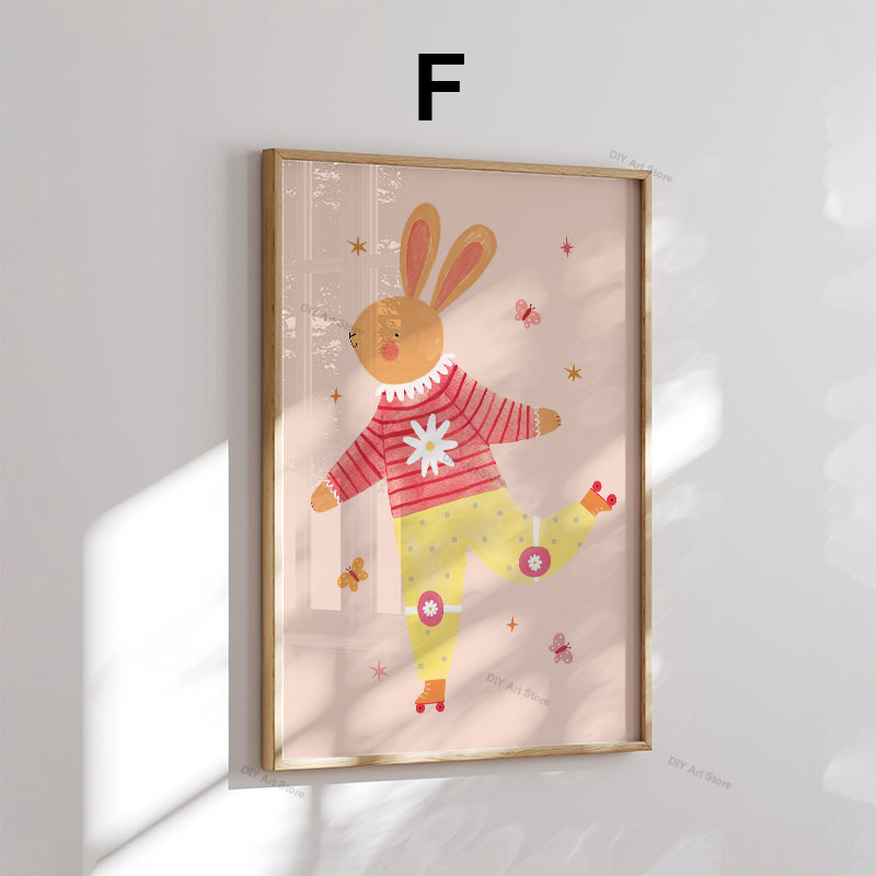 ภาพวาดการ์ตูนสัตว์น่ารักสำหรับ - Baby Nursery Prints บทวิจารณ์และราคา