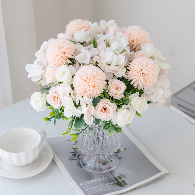 ดอกกุหลาบผ้าไหมประดิษฐ์ช่อดอกไ - Baby Nursery Decor Ideas บทวิจารณ์และราคา