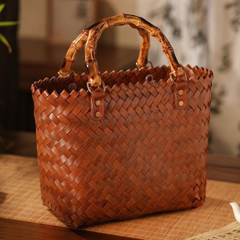 กระเป๋าถือทำมือล้วนๆ กระเป๋าเค - Storage Basket Fabric บทวิจารณ์และราคา