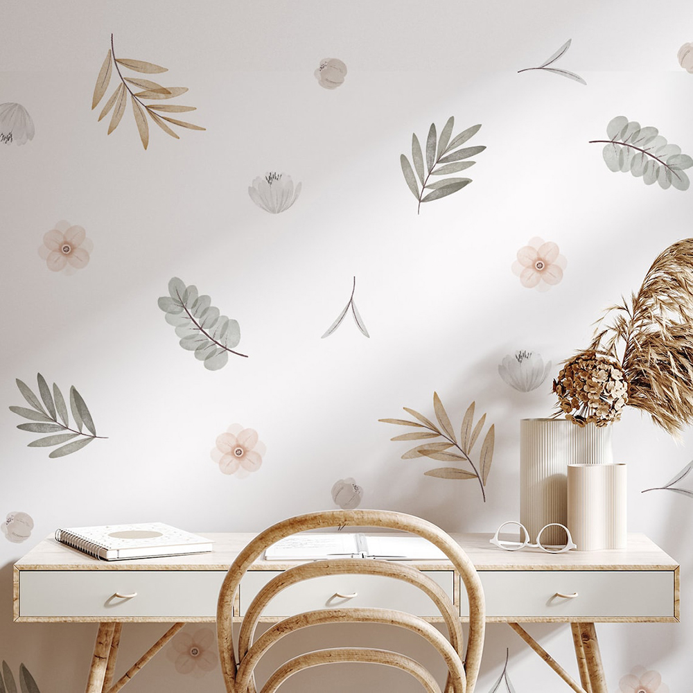Boho ใบพฤกษศาสตร์ DIY Wall Dec - Baby Nursery Decor Ideas บทวิจารณ์และราคา