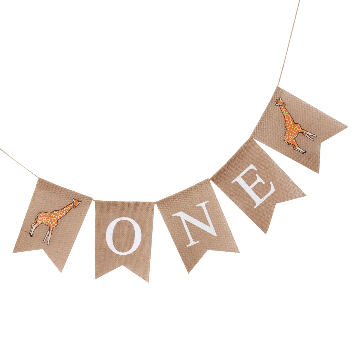 ป้ายผ้าลินินรูปยีราฟ พิมพ์ลายผ - Baby Nursery Garland บทวิจารณ์และราคา