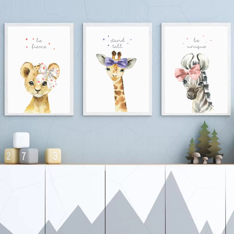 สิงโตม้าลายยีราฟช้าง Hippo ดอก - Baby Nursery Elephant บทวิจารณ์และราคา