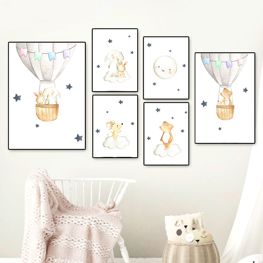 ช้างกระต่ายหมีบอลลูน Moon Nurs - Baby Nursery Elephant บทวิจารณ์และราคา